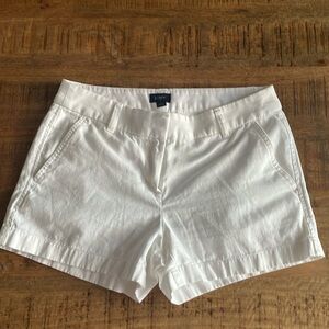 JCrew women’s white shorts